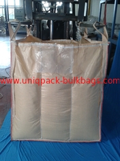 China Polypropylen eine 1 Tonnen-Masse sackt UVschützendes mit Beige/Weiß/Schwarzem ein fournisseur