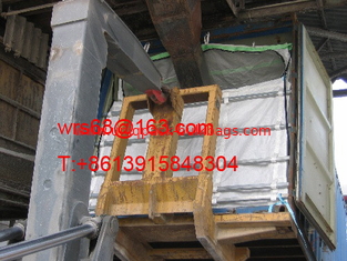 China UV-BEHANDELTe Gewebe-Schüttgutcontainer-Zwischenlagentasche mit offenem Laden des Reißverschlusses auf die Oberseite, Schüttgutzwischenlage fournisseur