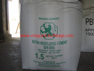 China Röhren-1,5 Tonnen-Massen-Taschen für Zement fournisseur