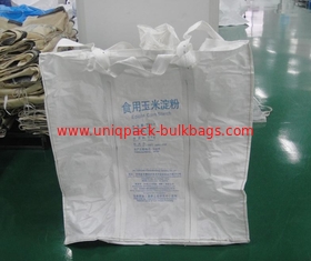 China pp. gesponnene flexible Nahrungsmittelgrad FIBC Masse bauschen sich für Verpackenmaisstärke/Mehl fournisseur